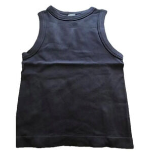 Cropped, ribbed tank